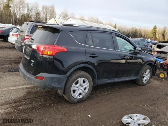 2015 Toyota RAV4 LE with VIN 2T3BFREV0FW307799, listed as a Copart auction lot 47016255 with 0 mi miles and Salvage Title. Bid and sale history available at carsss.com. Image 3.