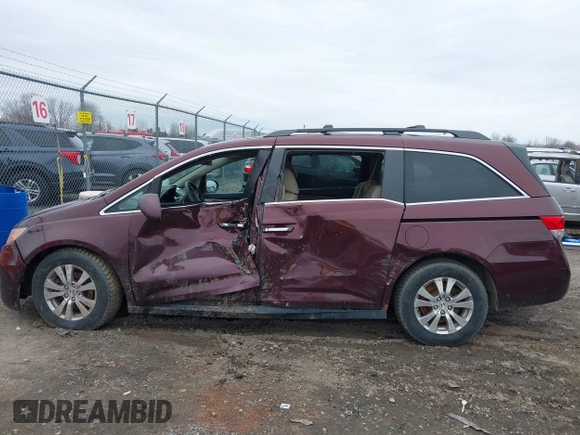 2014 Honda Odyssey EX with VIN 5FNRL5H43EB082088, listed as a IAAI auction lot 41940682 with 151,012 mi miles and . Bid and sale history available at carsss.com. Image 14.