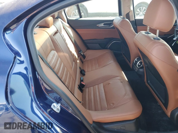 2019 Alfa Romeo Giulia Ti Sport with VIN ZARFANBN8K7612203, listed as a Copart auction lot 72585364 with 59,809 mi miles and Salvage Title. Bid and sale history available at carsss.com. Image 10.