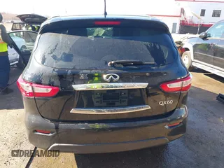 2015 Infiniti QX60 with VIN 5N1AL0MM5FC500781, listed as a IAAI auction lot 41850668 with 104,811 mi miles. Bid and sale history available at carsss.com. Image 15.