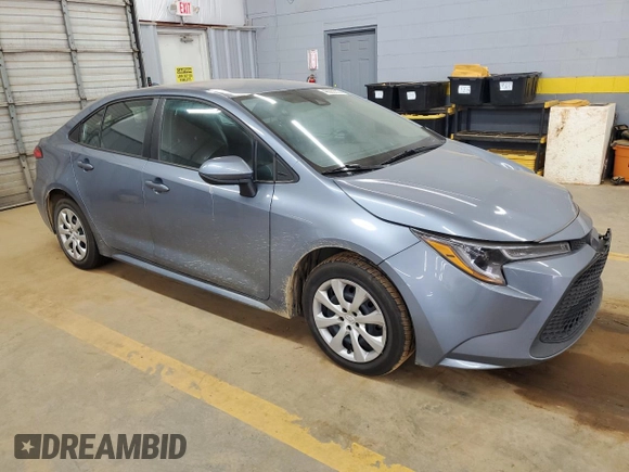 2022 Toyota Corolla LE with VIN 5YFEPMAEXNP324976, listed as a Copart auction lot 48889335 with 79,714 mi miles and Salvage Title. Bid and sale history available at carsss.com. Image 4.