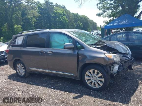 2017 Toyota Sienna LE with VIN 5TDJZ3DC2HS171132, listed as a IAAI auction lot 42589064 with 95,945 mi miles and . Bid and sale history available at DreamBid. Image 13.