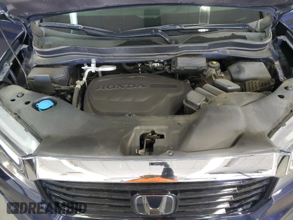 2022 Honda Ridgeline RTL-E with VIN 5FPYK3F72NB039076, listed as a Copart auction lot 53978815 with 55,828 mi miles and Salvage Title. Bid and sale history available at DreamBid. Image 11.