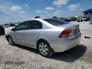 2010 Honda Civic LX with VIN 2HGFA1F54AH326835, listed as a Copart auction lot 55992885 with 78,004 mi miles and Salvage Title. Bid and sale history available at DreamBid. Image 2.