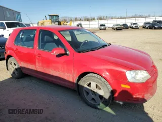 2008 Volkswagen Golf with VIN 9BWEL41J184025883, listed as a Copart auction lot 51960134 with 178,847 mi miles and Salvage title. Bid and sale history available at DreamBid. Image 4.