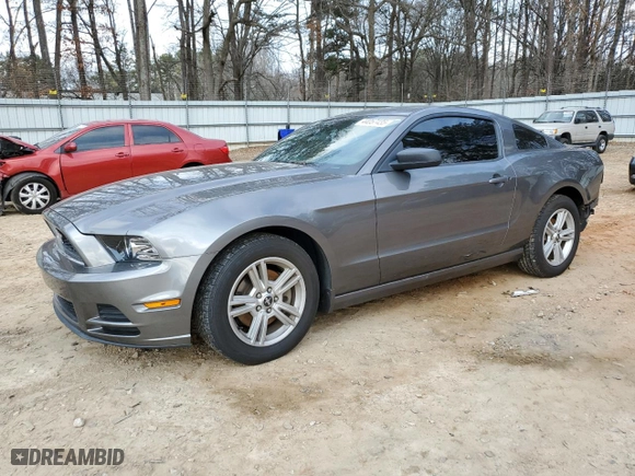 2013 Ford Mustang V6 with VIN 1ZVBP8AM8D5253416, listed as a Copart auction lot 44057435 with 51,660 mi miles and Salvage Title. Bid and sale history available at carsss.com. Image 1.