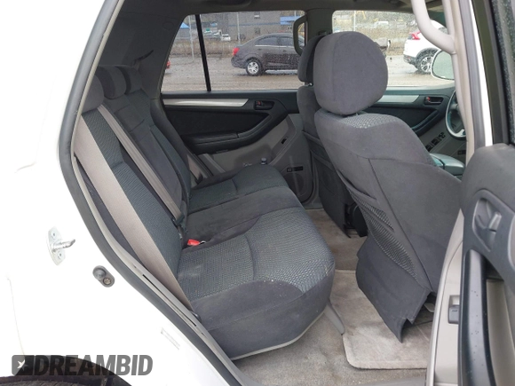 2004 Toyota 4Runner SR5 with VIN JTEBU14R348018992, listed as a IAAI auction lot 41948175 with 106,894 mi miles and . Bid and sale history available at DreamBid. Image 8.