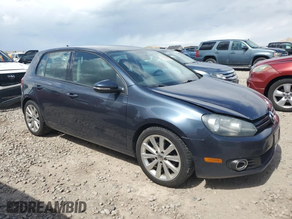 2013 Volkswagen Golf TDI w/Sunroof & Nav with VIN WVWNM7AJ0DW119096, listed as a Copart auction lot 51337595 with 218,156 mi miles and Clean title. Bid and sale history available at DreamBid. Image 4.