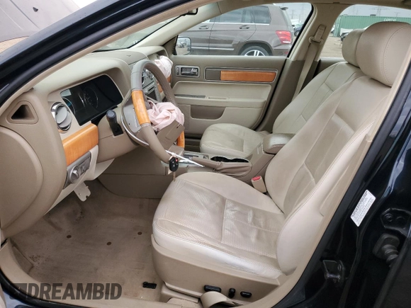 2008 Lincoln MKZ with VIN 3LNHM28T48R620892, listed as a Copart auction lot 49713285 with 144,138 mi miles and Salvage Title. Bid and sale history available at carsss.com. Image 7.