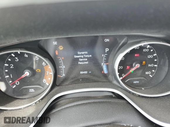 2018 Jeep Compass Limited with VIN 3C4NJDCBXJT252415, listed as a Copart auction lot 53478485 with 89,482 mi miles and Clean Title. Bid and sale history available at carsss.com. Image 9.