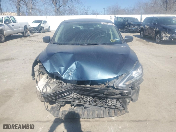 2017 Nissan Sentra SV with VIN 3N1AB7AP7HY277297, listed as a Copart auction lot 48396685 with 122,470 mi miles and Salvage Title. Bid and sale history available at carsss.com. Image 5.