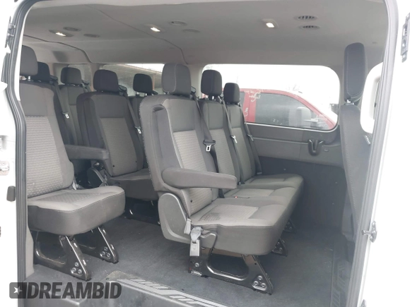 2024 Ford Transit Passenger XL with VIN 1FBAX2YG6RKA21325, listed as a IAAI auction lot 42030901 with 22,993 mi miles. Bid and sale history available at carsss.com. Image 8.
