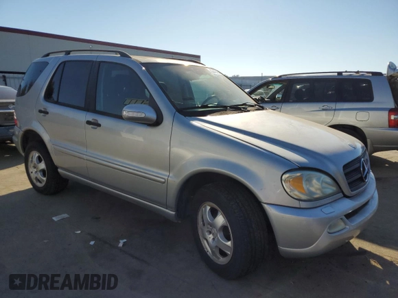 2002 Mercedes-Benz M-Class with VIN 4JGAB54E62A338903, listed as a Copart auction lot 83446494 with 63,255 mi miles and Clean Title. Bid and sale history available at carsss.com. Image 4.