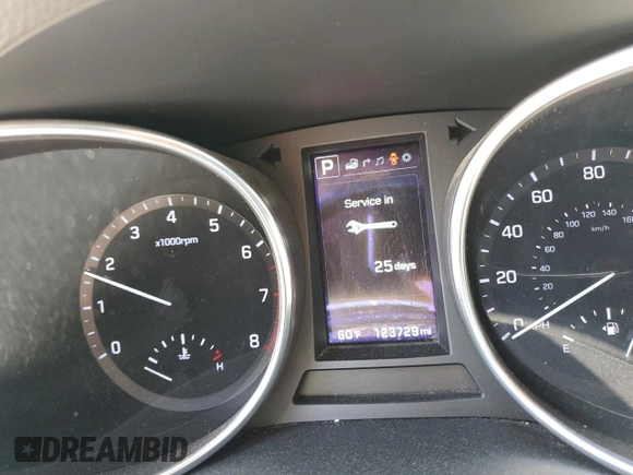2017 Hyundai Santa Fe Ultimate с VIN 5XYZW4LA8HG494373, выставлен на аукционе Copart как лот 52382035 с пробегом 123 729 миль миль и Списание • Salvage title. История ставок и продаж доступна на DreamBid. Изображение 9.