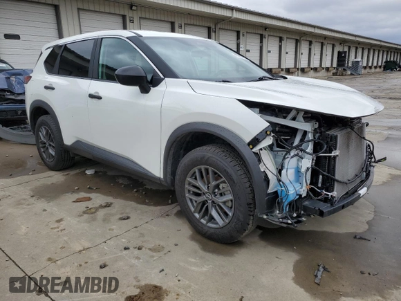 2023 Nissan Rogue S with VIN 5N1BT3AA7PC843755, listed as a Copart auction lot 47967785 with 44,277 mi miles and Salvage title. Bid and sale history available at DreamBid. Image 4.