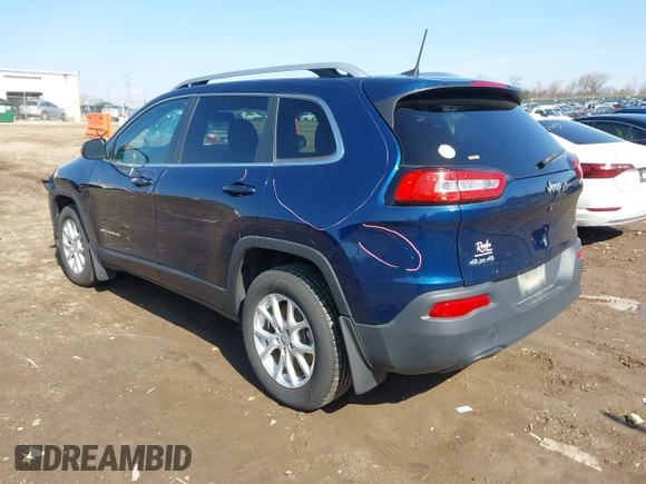 2018 Jeep Cherokee Latitude Tech Connect with VIN 1C4PJMCB8JD523387, listed as a IAAI auction lot 42022995 with 35,184 mi miles and . Bid and sale history available at DreamBid. Image 3.