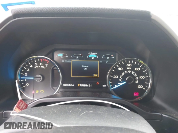 2015 Ford F-150 XLT with VIN 1FTFX1EF1FFB62489, listed as a IAAI auction lot 41503088 with 133,658 mi miles. Bid and sale history available at carsss.com. Image 7.