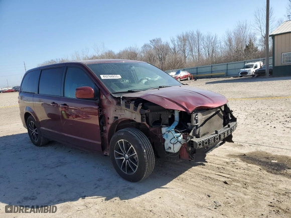 2018 Dodge Grand Caravan SE Plus with VIN 2C4RDGBGXJR215097, listed as a Copart auction lot 49294855 with 114,738 mi miles and Salvage Title. Bid and sale history available at carsss.com. Image 4.
