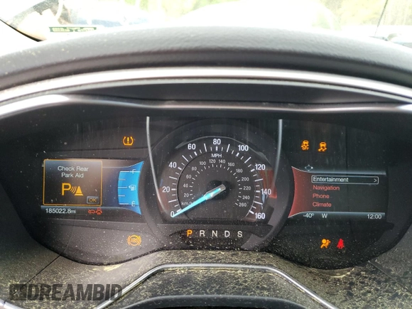 2015 Ford Fusion SE with VIN 3FA6P0H7XFR288938, listed as a Copart auction lot 49714835 with 185,022 mi miles and Salvage Title. Bid and sale history available at carsss.com. Image 9.