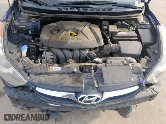 2013 Hyundai Elantra GLS с VIN 5NPDH4AE7DH433853, выставлен на аукционе Copart как лот 60228915 с пробегом 212 495 миль миль и Списание • Salvage title. История ставок и продаж доступна на DreamBid. Изображение 11.
