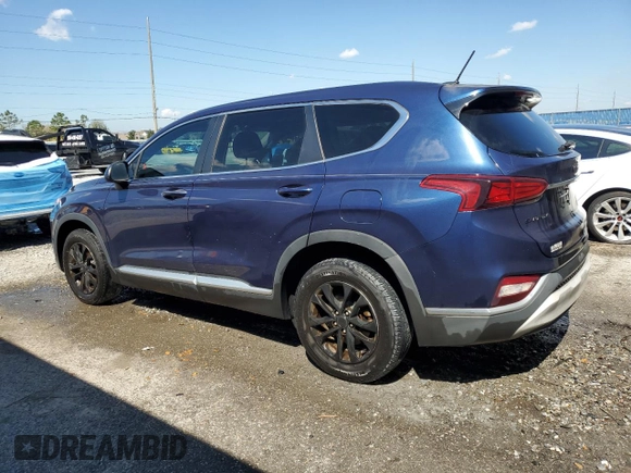 2019 Hyundai Santa Fe SE with VIN 5NMS23AD6KH104064, listed as a Copart auction lot 47028835 with 106,910 mi miles and Non Repairable. Bid and sale history available at DreamBid. Image 2.