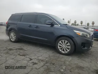 2015 Kia Sedona SX with VIN KNDMC5C17F6036445, listed as a Copart auction lot 43666375 with 143,470 mi miles and Clean Title. Bid and sale history available at carsss.com. Image 4.