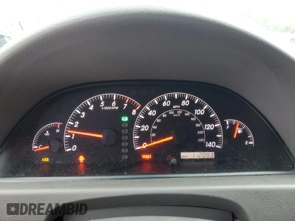 2006 Toyota Camry STD z VIN JTDBE32K563064598, wystawiony jako Copart lot #57246285 z przebiegiem 112 093 mil mil oraz Czysty tytuł • Clean title. Historia ofert i sprzedaży dostępna na DreamBid. Obrazek 9.