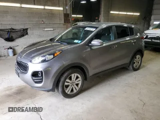 2018 Kia Sportage LX with VIN KNDPMCAC0J7440502, listed as a Copart auction lot 50199215 with 117,566 mi miles and Salvage Title. Bid and sale history available at carsss.com. Image 1.