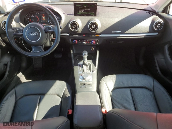 2015 Audi A3 2.0T Premium with VIN WAUBFGFF3F1122931, listed as a Copart auction lot 50592935 with 1,024 mi miles and Salvage Title. Bid and sale history available at carsss.com. Image 8.