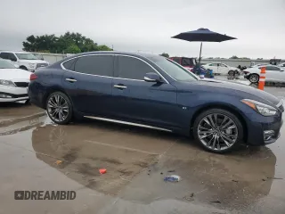 2018 Infiniti Q70 Luxe z VIN JN1BY1PP9JM330548, wystawiony jako Copart lot #53406435 z przebiegiem 73 985 mil mil oraz Czysty tytuł • Clean title. Historia ofert i sprzedaży dostępna na DreamBid. Obrazek 4.