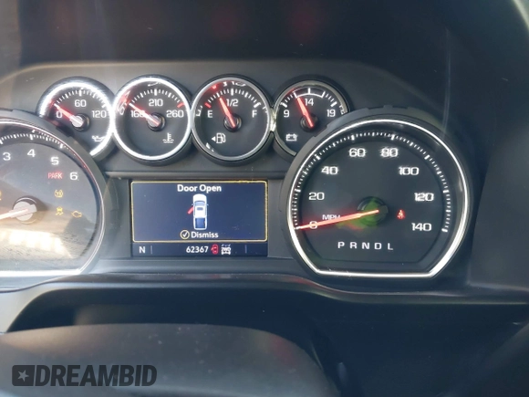 2020 Chevrolet Silverado 1500 LT Trail Boss with VIN 1GCPYFEL5LZ308780, listed as a IAAI auction lot 41144587 with 62,367 mi miles. Bid and sale history available at carsss.com. Image 7.