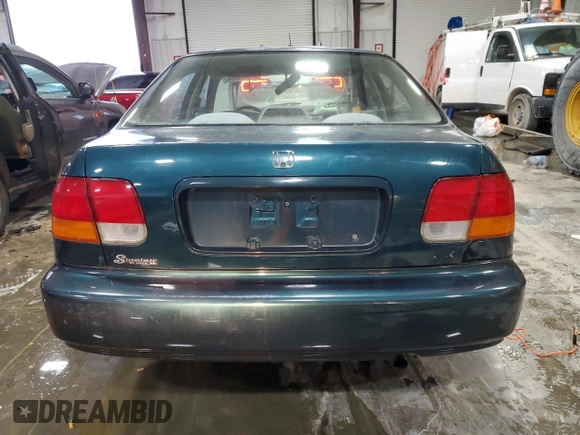 1998 Honda Civic EX with VIN 2HGEJ8642WH539768, listed as a Copart auction lot 87055024 with 126,726 mi miles and Salvage Title. Bid and sale history available at carsss.com. Image 6.