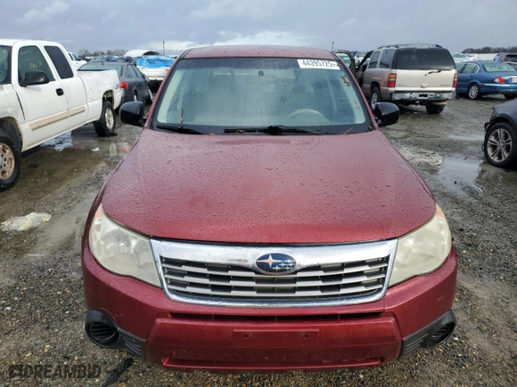 2010 Subaru Forester 2.5X with VIN JF2SH6AC6AH760399, listed as a Copart auction lot 44395725 with 172,832 mi miles and Clean Title. Bid and sale history available at carsss.com. Image 5.