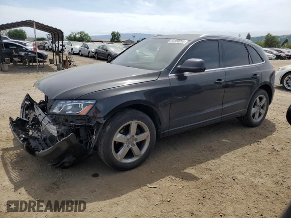 2012 Audi Q5 Premium Plus with VIN WA1LFAFP9CA063872, listed as a Copart auction lot 53350205 with 172,148 mi miles and Salvage title. Bid and sale history available at DreamBid. Image 1.