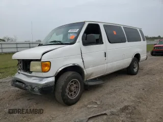 2004 Ford Econoline Passenger XL with VIN 1FBSS31L14HA20962, listed as a Copart auction lot 48830465 with 271,961 mi miles and Salvage Title. Bid and sale history available at carsss.com. Image 1.