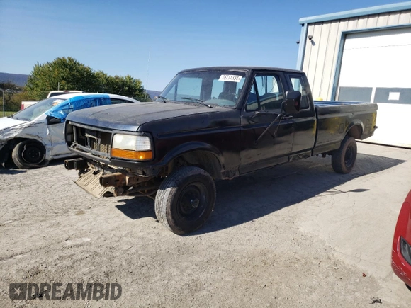 1993 Ford F-250 with VIN 1FTHX26H6PKB45310, listed as a Copart auction lot 76711334 with Not provided miles and Salvage title. Bid and sale history available at DreamBid. Image 1.
