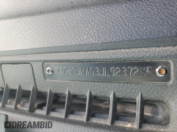 2018 Jeep Wrangler Sport S with VIN 1C4GJWAG3JL923728, listed as a Copart auction lot 62658595 with Not provided miles and Non repairable. Bid and sale history available at DreamBid. Image 12.