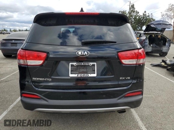 2018 Kia Sorento EX with VIN 5XYPH4A55JG339177, listed as a Copart auction lot 48930175 with 66,696 mi miles and Salvage Title. Bid and sale history available at DreamBid. Image 6.