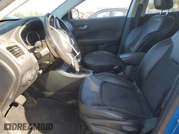 2019 Jeep Compass Latitude with VIN 3C4NJCBB2KT844341, listed as a Copart auction lot 53052675 with 59,709 mi miles and Salvage Title. Bid and sale history available at carsss.com. Image 7.