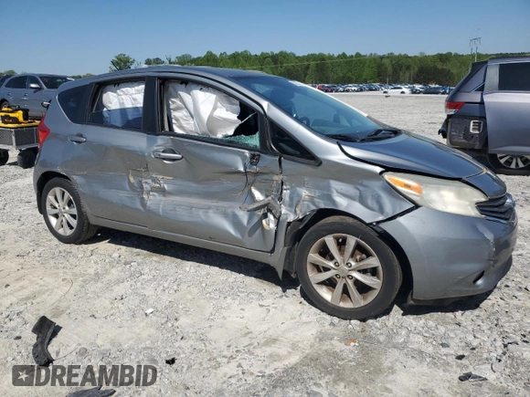 2014 Nissan Note SV with VIN 3N1CE2CP9EL354342, listed as a Copart auction lot 52324215 with 116,630 mi miles and Salvage Title. Bid and sale history available at DreamBid. Image 4.