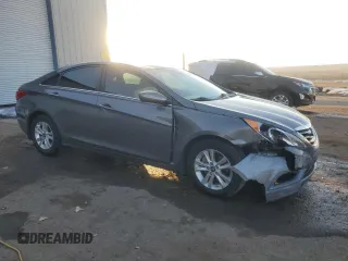 2013 Hyundai Sonata GLS with VIN 5NPEB4AC3DH656167, listed as a Copart auction lot 81725704 with Not Provided miles and Non Repairable. Bid and sale history available at carsss.com. Image 4.