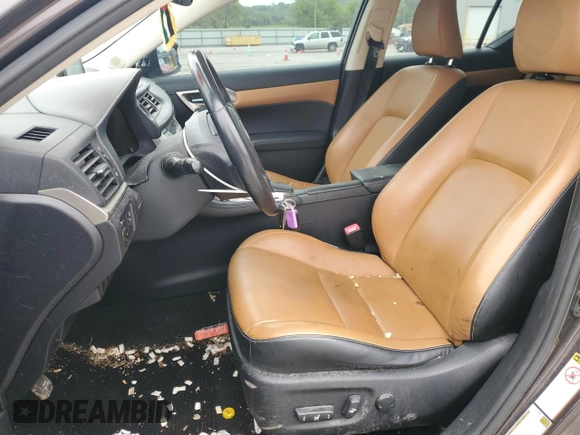 2014 Lexus CT 200h with VIN JTHKD5BH3E2185040, listed as a Copart auction lot 52197195 with 156,743 mi miles and Salvage Title. Bid and sale history available at DreamBid. Image 7.