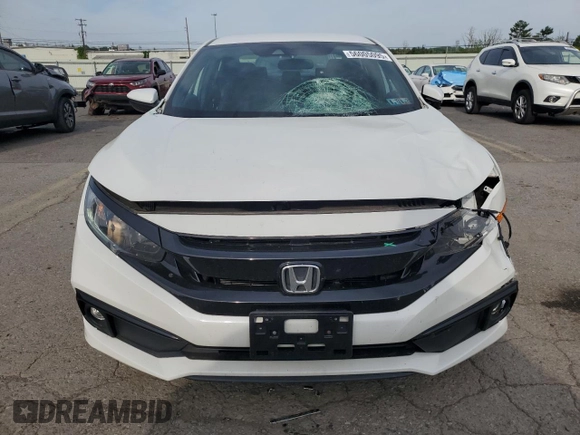 2019 Honda Civic Sport with VIN 2HGFC2F89KH594162, listed as a Copart auction lot 56005095 with 32,870 mi miles and Salvage title. Bid and sale history available at DreamBid. Image 5.