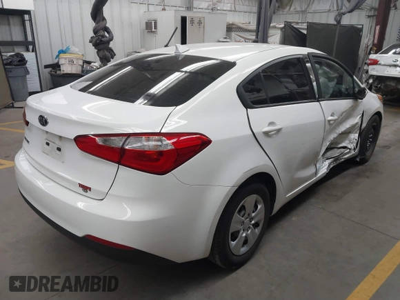 2016 Kia Forte LX with VIN KNAFK4A63G5616512, listed as a IAAI auction lot 41894857 with 44,844 mi miles. Bid and sale history available at carsss.com. Image 4.
