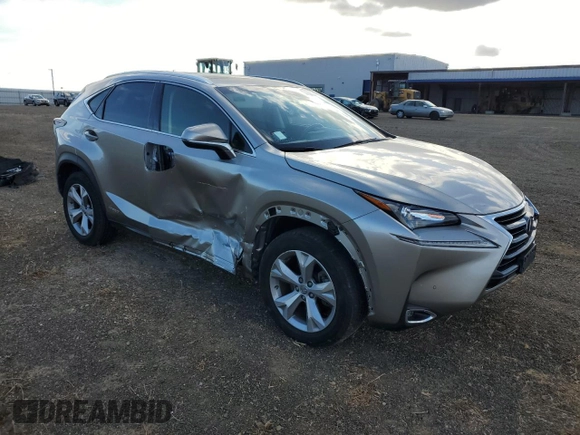 2017 Lexus NX 300h with VIN JTJBJRBZ5H2051142, listed as a Copart auction lot 78852014 with 55,956 mi miles and Salvage Title. Bid and sale history available at DreamBid. Image 4.