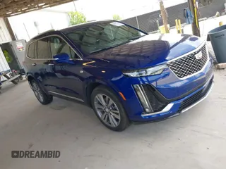 2025 Cadillac XT6 FWD Premium Luxury with VIN 1GYKPCRS5SZ119357, listed as a IAAI auction lot 42087218 with 11,352 mi miles. Bid and sale history available at carsss.com. Image 1.