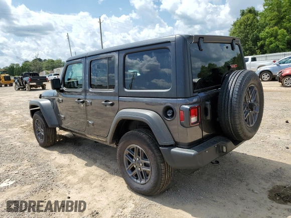 2025 Jeep Wrangler Sport S with VIN 1C4PJXDN9SW557497, listed as a Copart auction lot 63603555 with 4,443 mi miles and Clean title. Bid and sale history available at DreamBid. Image 2.