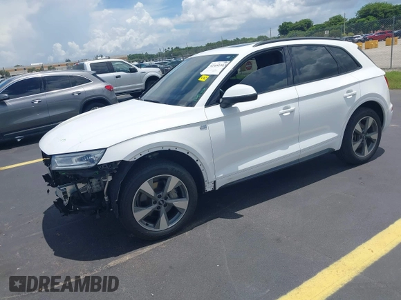 2020 Audi Q5 Premium with VIN WA1ANAFY4L2106527, listed as a IAAI auction lot 42451913 with 93,750 mi miles and . Bid and sale history available at DreamBid. Image 18.