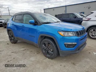 2019 Jeep Compass Latitude with VIN 3C4NJCBB0KT715532, listed as a Copart auction lot 55669805 with 78,036 mi miles and Salvage title. Bid and sale history available at DreamBid. Image 4.