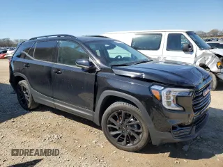 2024 GMC Terrain SLT with VIN 3GKALVEG5RL276774, listed as a Copart auction lot 50169455 with 10,409 mi miles and Salvage title. Bid and sale history available at DreamBid. Image 4.